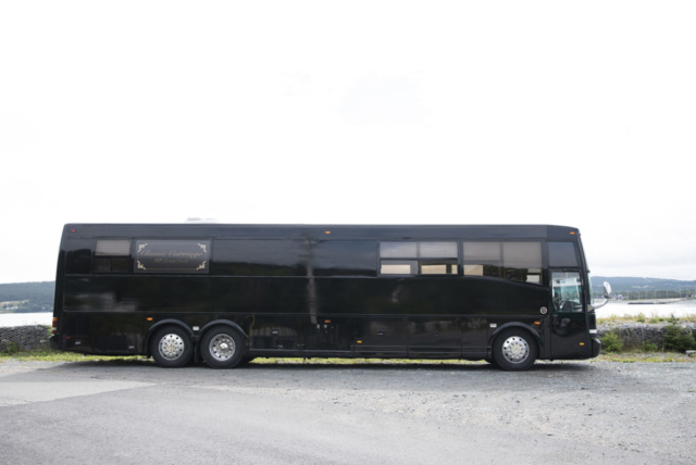Classic Carriage VIP Coach Bus, St. John's coach bus, St. John's bus tours, NL transportation