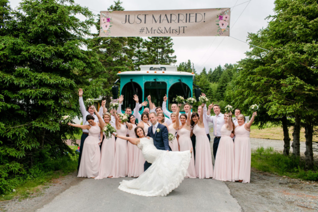 St. John's wedding transportation, Classic Trolley, Green Train, Wedding Transportation NL, Newfoundland weddings, St. John's Wedding Service